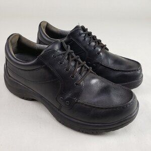 Dansko Wyatt Leather Oxford Shoe Mens 7.5-8 41 Black Lace Up Casual Comfort
